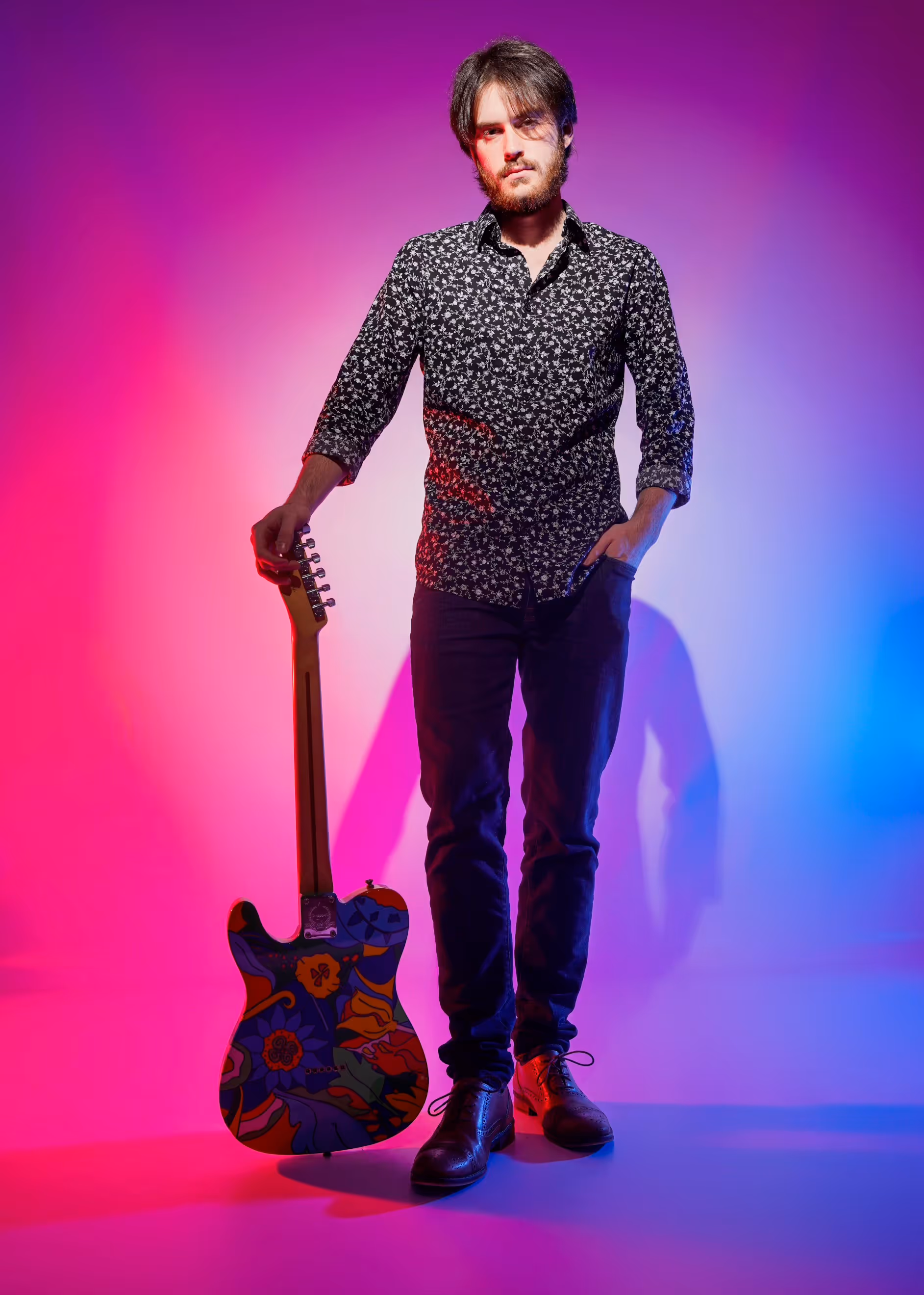 Haidon Trahan, guitar and vocals
